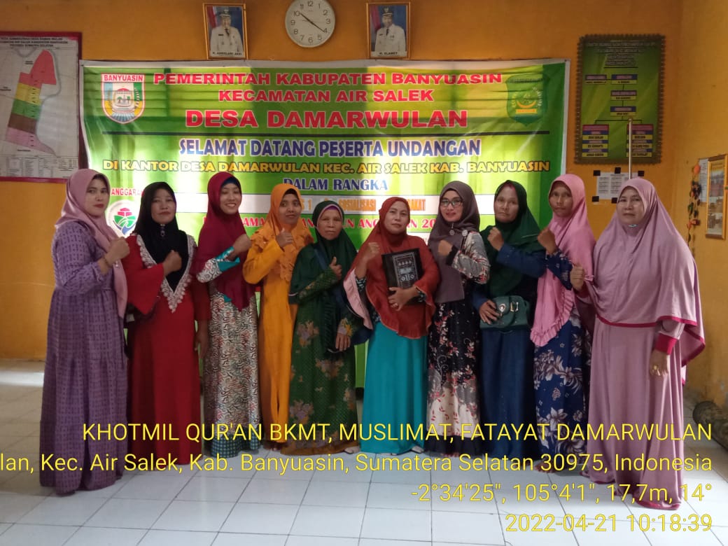 KEGIATAN KHOTMIL QUR'AN DESA DAMARWULAN