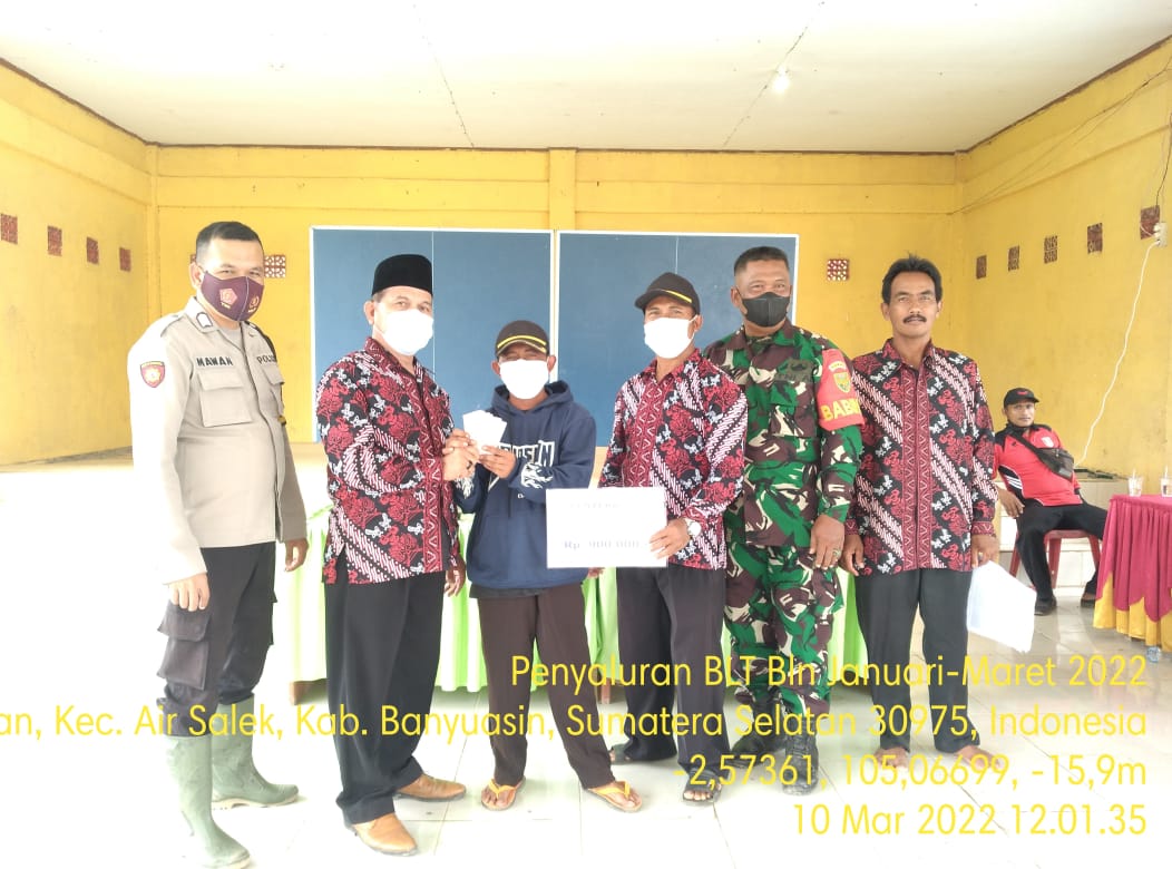 PEMBAGIAN BLT DD TAHUN ANGGARAN 2022